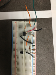 Initial photo of circuit